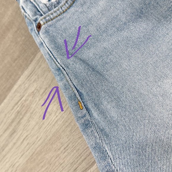 Re/Done 70s High-Rise Stove Pipe Jeans in Seawater Destroyed Light Wash Denim - Picture 13 of 16